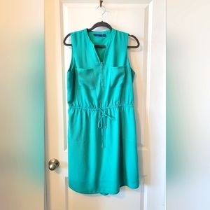 Green/Teal-ish Sleeveless comfy Apt 9 Dress with pockets in Size L